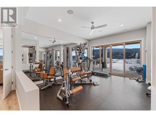 608 Mt Ida Crescent, Coldstream, BC - Indoor Photo Showing Gym Room