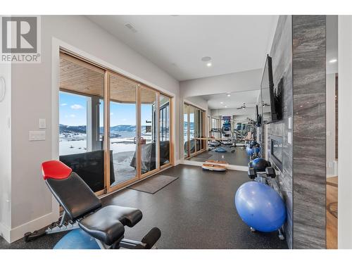 608 Mt Ida Crescent, Coldstream, BC - Indoor Photo Showing Gym Room