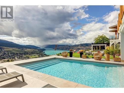 608 Mt Ida Crescent, Coldstream, BC - Outdoor With In Ground Pool With View