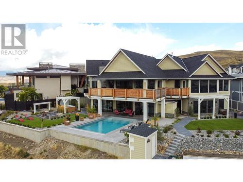 608 Mt Ida Crescent, Coldstream, BC - Outdoor With In Ground Pool With Deck Patio Veranda