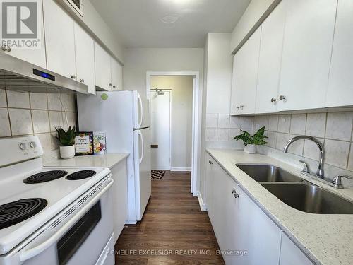 1207 - 3311 Kingston Road, Toronto (Scarborough Village), ON - Indoor Photo Showing Kitchen With Double Sink