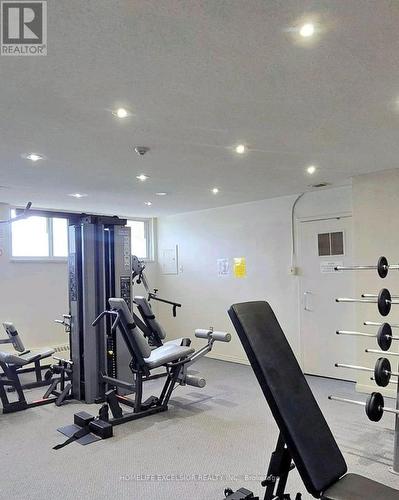 1207 - 3311 Kingston Road, Toronto (Scarborough Village), ON - Indoor Photo Showing Gym Room