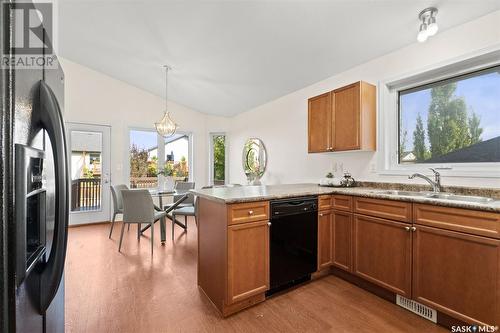 107 Allwood Crescent, Saskatoon, SK - Indoor Photo Showing Kitchen With Double Sink