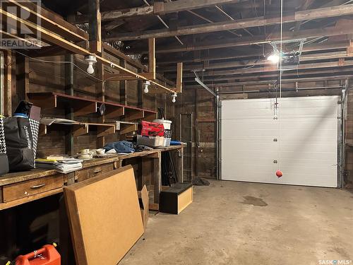 932 9Th Avenue Sw, Moose Jaw, SK - Indoor Photo Showing Garage