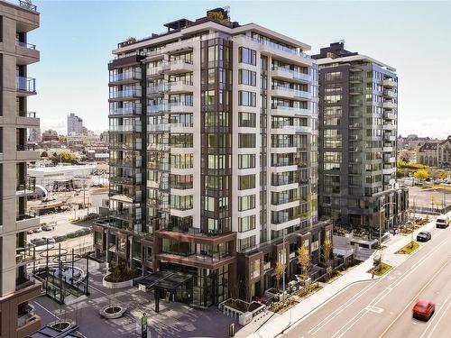 202-363 Tyee Rd, Victoria, BC - Outdoor With Balcony With Facade