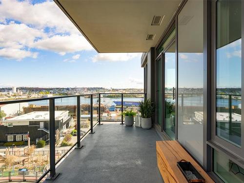 407-363 Tyee Rd, Victoria, BC - Outdoor With Body Of Water With Balcony With View With Exterior