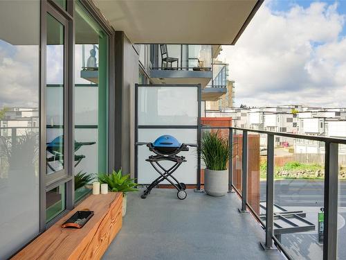 407-363 Tyee Rd, Victoria, BC - Outdoor With Balcony With Exterior