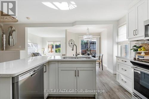 123 Sarah Court, Belleville, ON - Indoor Photo Showing Kitchen With Double Sink