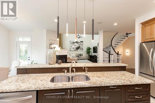 90 Boswell Road, Markham, ON - Indoor Photo Showing Kitchen With Double Sink With Upgraded Kitchen