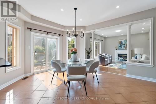 1050 Lonsdale Lane, Oakville, ON - Indoor Photo Showing Dining Room With Fireplace