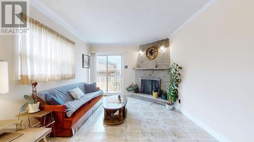 68 Mulholland Avenue, Toronto, ON - Indoor Photo Showing Living Room With Fireplace