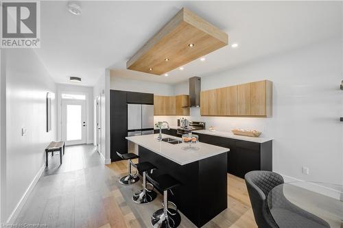 269 Pittock Park Road Unit# 12, Woodstock, ON - Indoor Photo Showing Kitchen With Double Sink