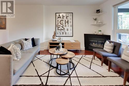 74 Shannon Street, Toronto, ON - Indoor Photo Showing Living Room With Fireplace