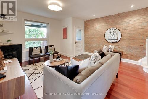 74 Shannon Street, Toronto, ON - Indoor Photo Showing Living Room With Fireplace