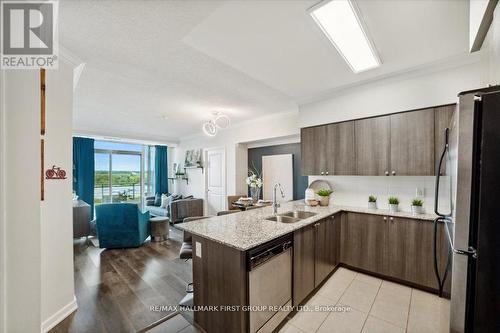 309 - 1235 Bayly Street, Pickering (Bay Ridges), ON - Indoor Photo Showing Kitchen With Double Sink