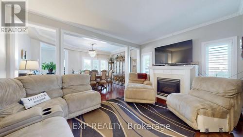 214 Drinkwater Road, Brampton (Fletcher'S West), ON - Indoor Photo Showing Living Room With Fireplace