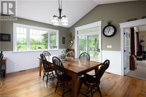 023038 Holland-Sydenham Townline, Chatsworth, ON - Indoor Photo Showing Dining Room