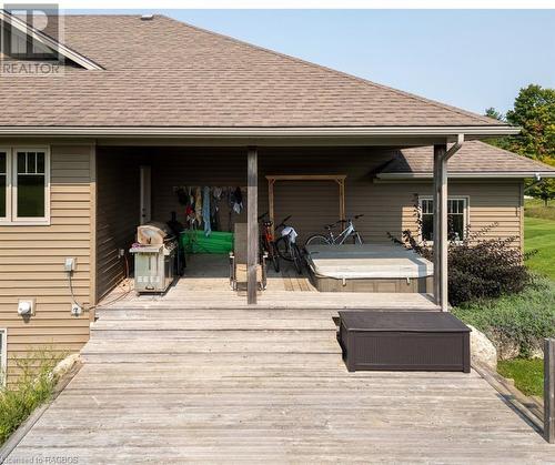 023038 Holland-Sydenham Townline, Chatsworth, ON - Outdoor With Deck Patio Veranda