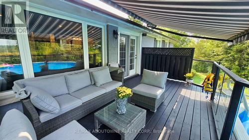 2386 4Th Line, Innisfil (Churchill), ON - Outdoor With Above Ground Pool With Deck Patio Veranda With Exterior