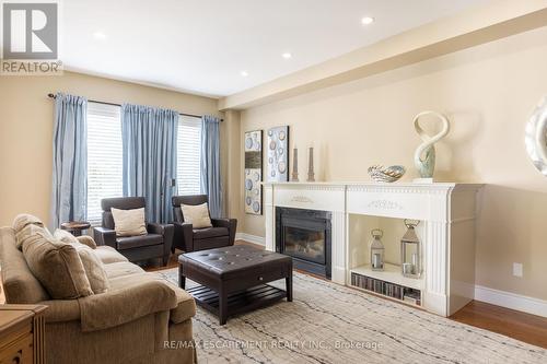 3301 Springflower Way, Oakville, ON - Indoor Photo Showing Living Room With Fireplace