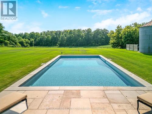 7460 Appleby Line, Milton (Nelson), ON - Outdoor With In Ground Pool With Backyard