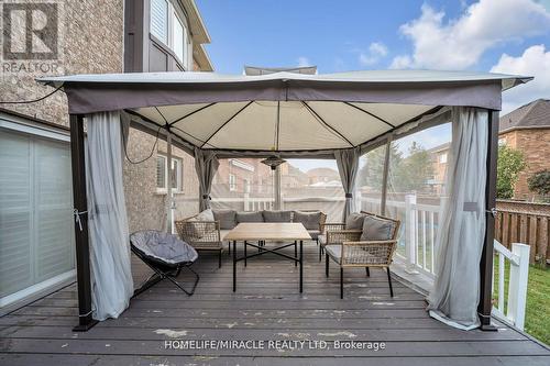 38 Eiffel Boulevard, Brampton (Vales Of Castlemore), ON - Outdoor With Deck Patio Veranda With Exterior