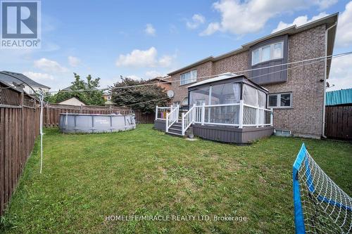 38 Eiffel Boulevard, Brampton (Vales Of Castlemore), ON - Outdoor With Above Ground Pool