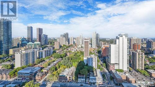 3605 - 50 Wellesley Street E, Toronto (Church-Yonge Corridor), ON - Outdoor With View