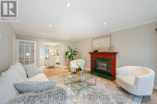 69 Kirkhill Place, Vaughan, ON - Indoor Photo Showing Living Room With Fireplace