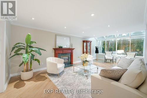 69 Kirkhill Place, Vaughan, ON - Indoor Photo Showing Living Room With Fireplace