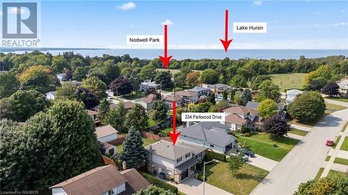 334 Parkwood Drive, Port Elgin, ON - Outdoor With Body Of Water With View