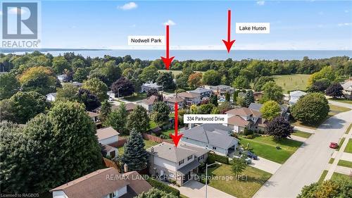 334 Parkwood Drive, Saugeen Shores, ON - Outdoor With Body Of Water With View