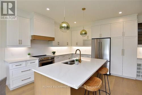 20 Clare Avenue, Hamilton, ON - Indoor Photo Showing Kitchen With Double Sink With Upgraded Kitchen