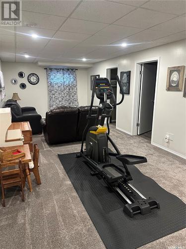 115 Herbert Street, Hazenmore, SK - Indoor Photo Showing Gym Room