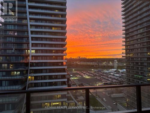 1402 - 20 Shore Breeze Drive, Toronto, ON - Outdoor With Balcony With Facade