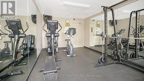 608 - 21 Markbrook Lane, Toronto (Mount Olive-Silverstone-Jamestown), ON - Indoor Photo Showing Gym Room