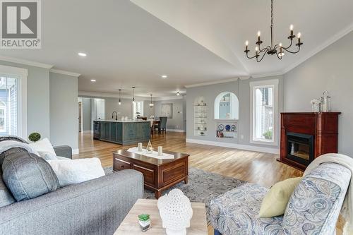 244 Main Road, Green'S Harbour, NL - Indoor Photo Showing Living Room With Fireplace