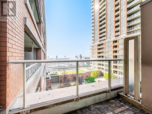 711 - 65 East Liberty Street, Toronto (Niagara), ON - Outdoor With Balcony With Exterior