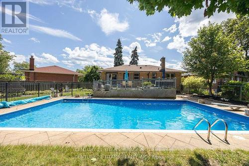 18 Panama Court S, Toronto (Woburn), ON - Outdoor With In Ground Pool With Deck Patio Veranda With Backyard