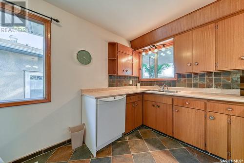 259 Froom Crescent, Regina, SK - Indoor Photo Showing Kitchen With Double Sink