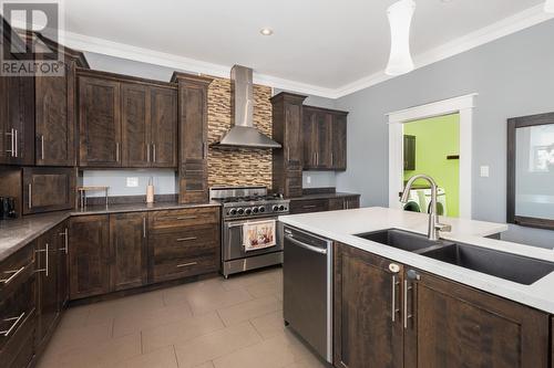 72 Woodland Drive, Portugal Cove, NL - Indoor Photo Showing Kitchen With Double Sink