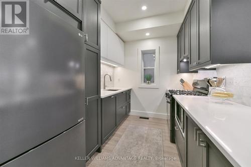 1568 Dundas Street E, Toronto (South Riverdale), ON - Indoor Photo Showing Kitchen With Upgraded Kitchen