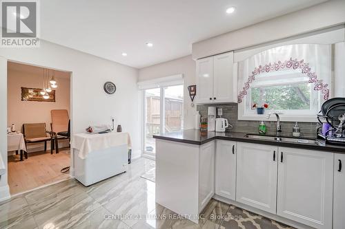 42 Pixley Crescent, Toronto, ON - Indoor Photo Showing Kitchen With Double Sink