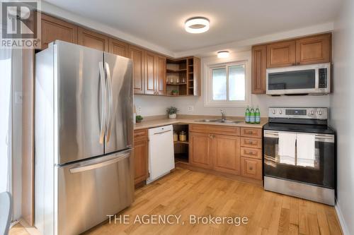 807 Elgin Street N, Cambridge, ON - Indoor Photo Showing Kitchen With Double Sink