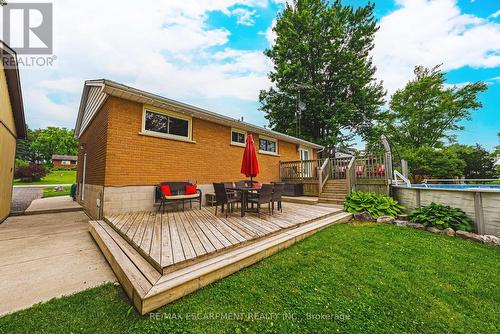 1451 Concession 6 Road W, Hamilton, ON - Outdoor With Above Ground Pool With Deck Patio Veranda With Exterior