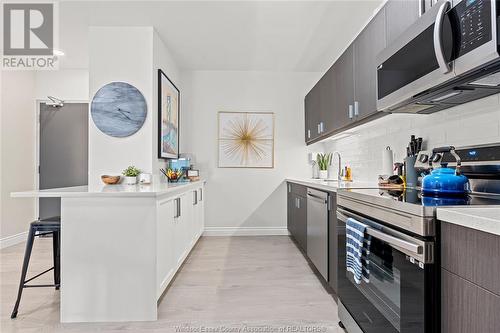 1900 6Th Concession Road Unit# 112, Lasalle, ON - Indoor Photo Showing Kitchen With Upgraded Kitchen