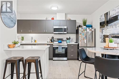 1900 6Th Concession Road Unit# 112, Lasalle, ON - Indoor Photo Showing Kitchen With Upgraded Kitchen