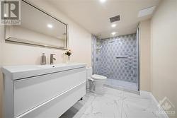 Renovated 3-Piece Bathroom. - 