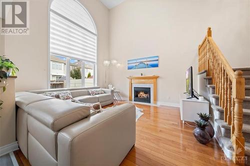 87 Shirley'S Brook Drive, Ottawa, ON - Indoor Photo Showing Living Room With Fireplace