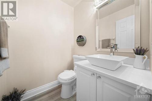 Main Floor Powder Room. - 87 Shirley'S Brook Drive, Ottawa, ON - Indoor Photo Showing Bathroom